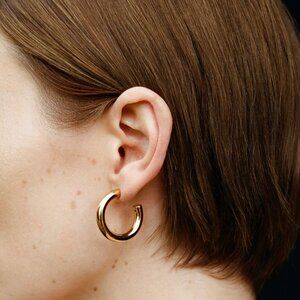 Sophie Buhai Gold Vermeil small everyday hoops